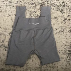 alphalete small gray leggings